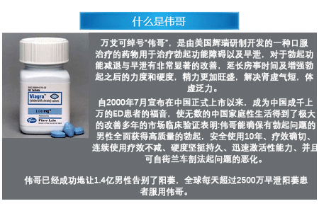 伟哥产品实拍图